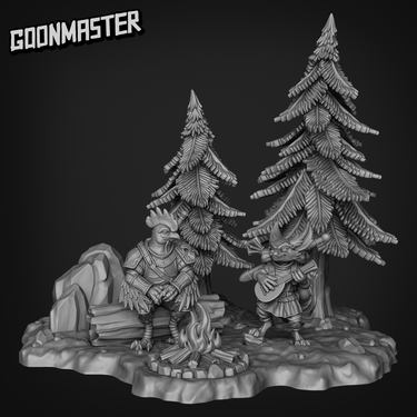 Cozy Campfire - Diorama